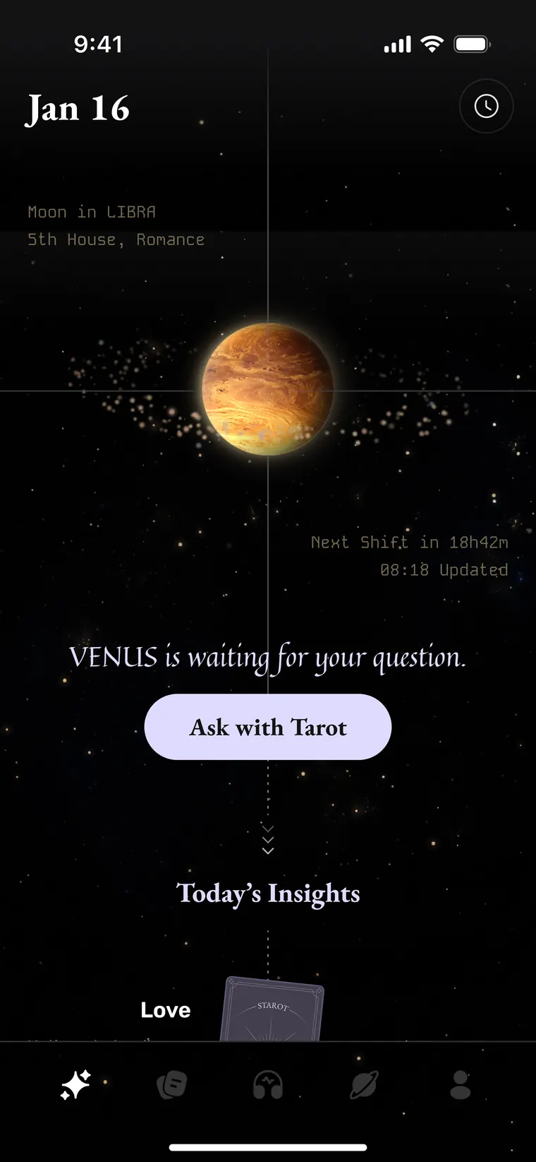 Astrology — Starot app screen